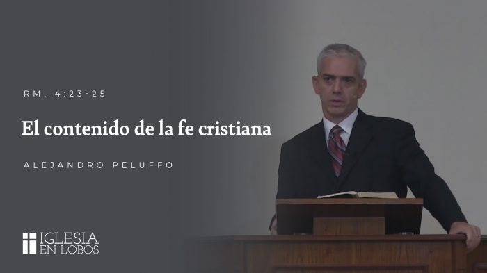 El contenido de la fe cristiana 2